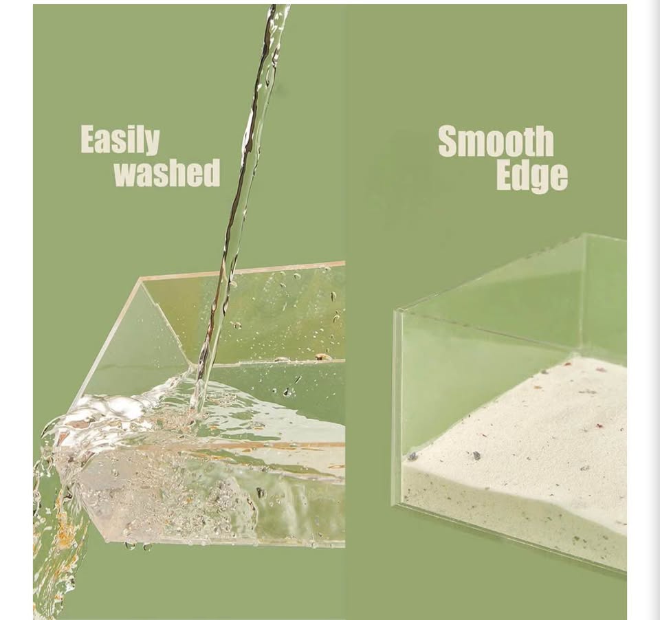 Hamster Sand Bath Box for Hamster Cage Accessories
