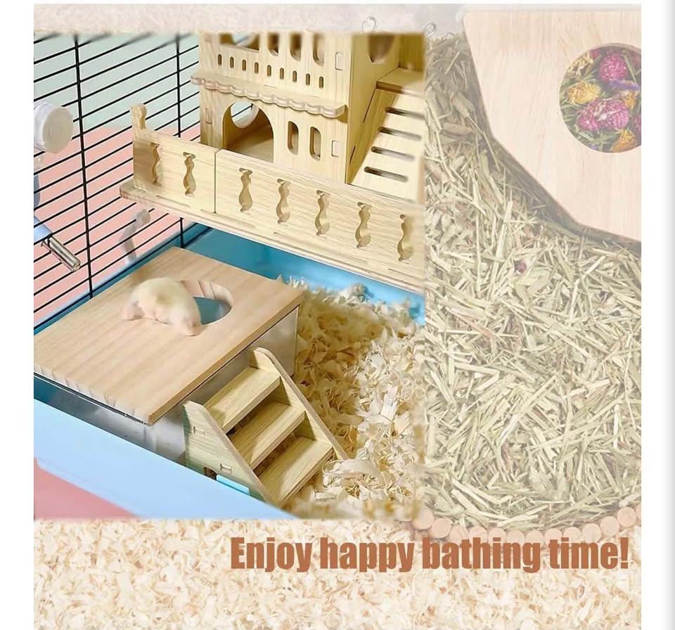 Hamster Sand Bath Box for Hamster Cage Accessories