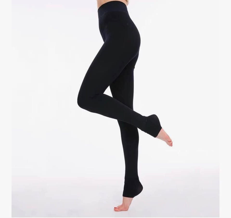 Women's Full Length Fleece Lining Thermal Leggings，one size
