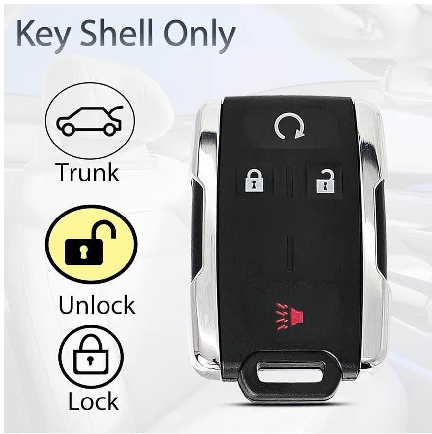 Replacement Key Fob Shell for Chevrolet Silverado and GMC Sierra