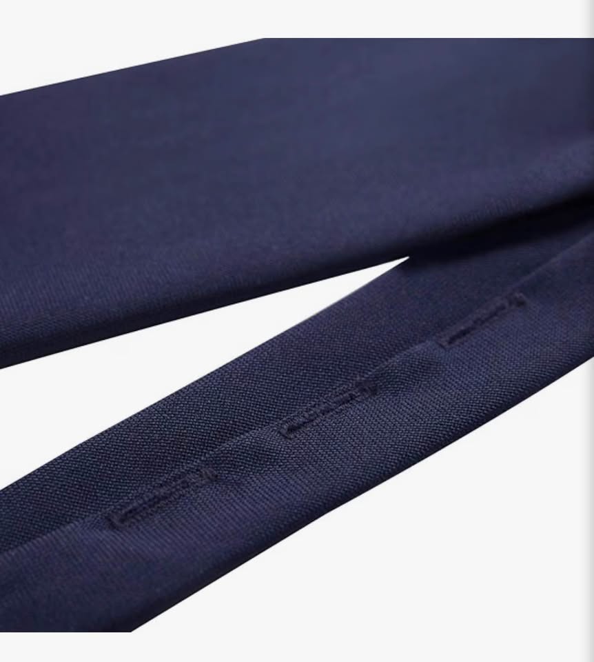 Jacob Alexander Navy Blue Clip-On Necktie