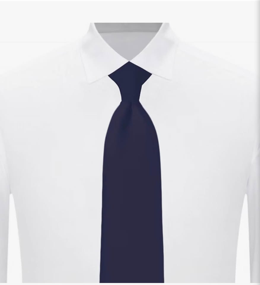 Jacob Alexander Navy Blue Clip-On Necktie