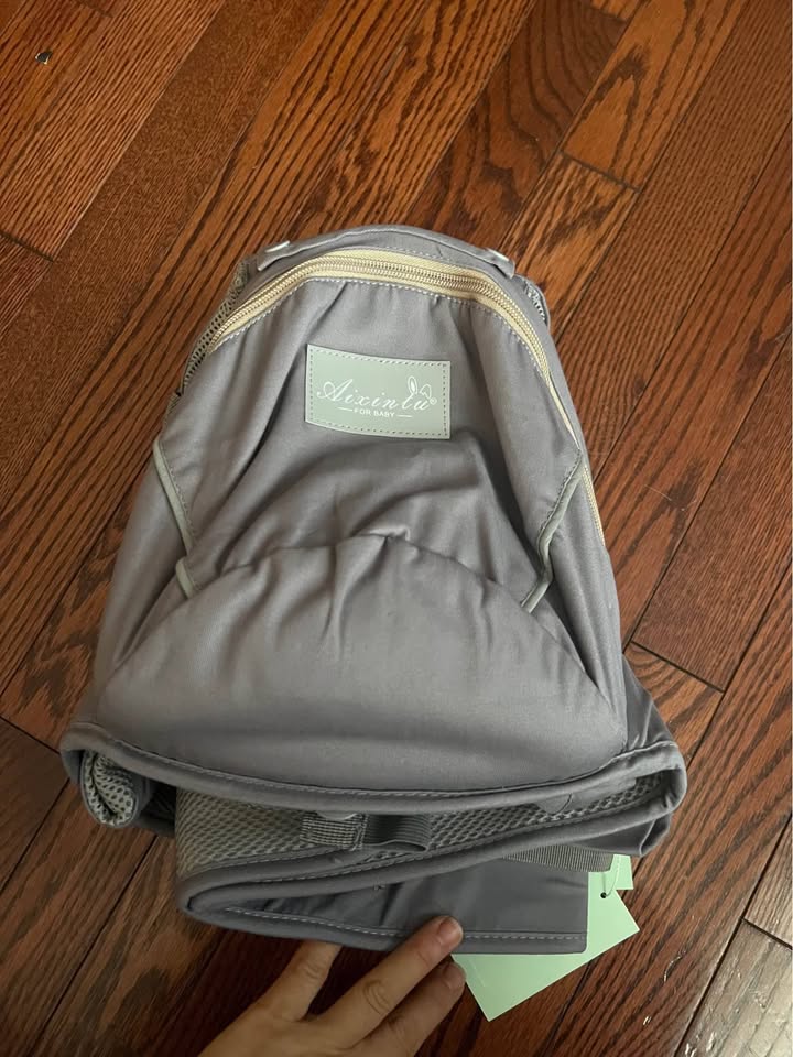 Aixinla Grey Baby Carrier Hip Seat