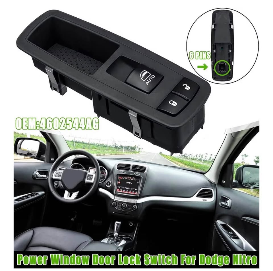 Passenger Window Switch Replacement for 2008-2012 Dodge Grand Caravan, Chrysler 