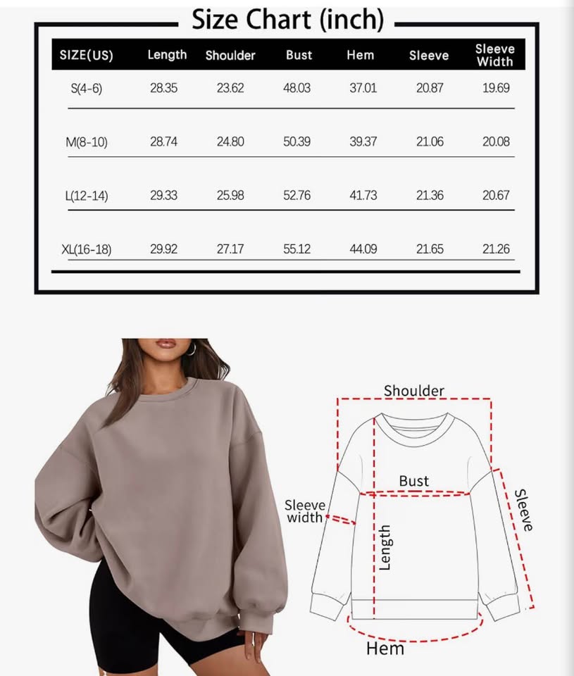 Olive Green Oversized Crewneck Sweatshirt L