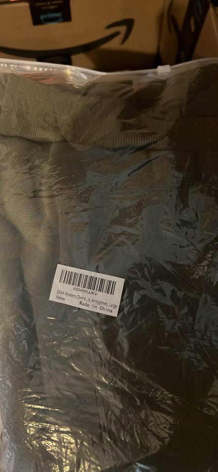 Olive Green Oversized Crewneck Sweatshirt L