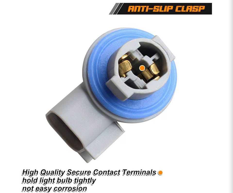 NDRUSH License Plate Light Sockets Wiring Harness Plug Connectors Replacement Co