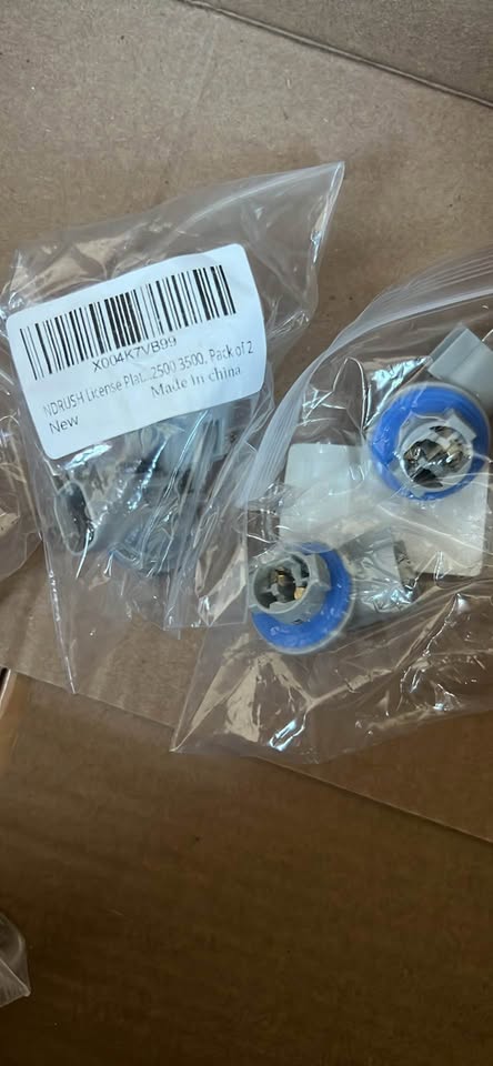 NDRUSH License Plate Light Sockets Wiring Harness Plug Connectors Replacement Co