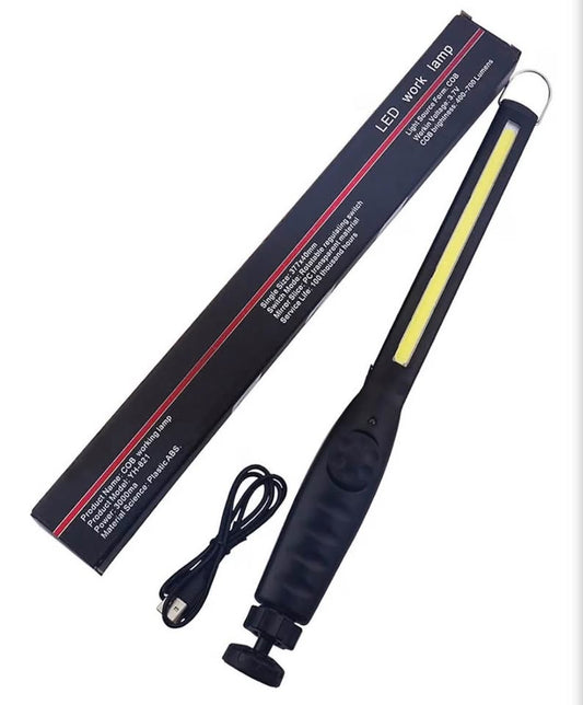 Rechargeable COB LED Work Light 700 Lumens Magnetic Flashlight USB Inspection Li