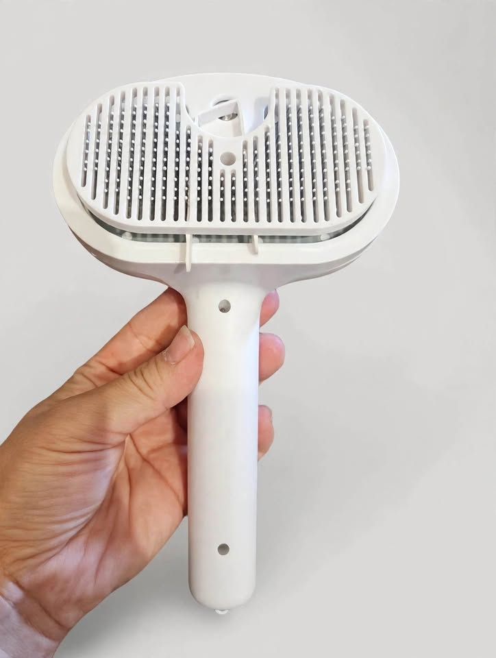 pet spray hair brushing comb