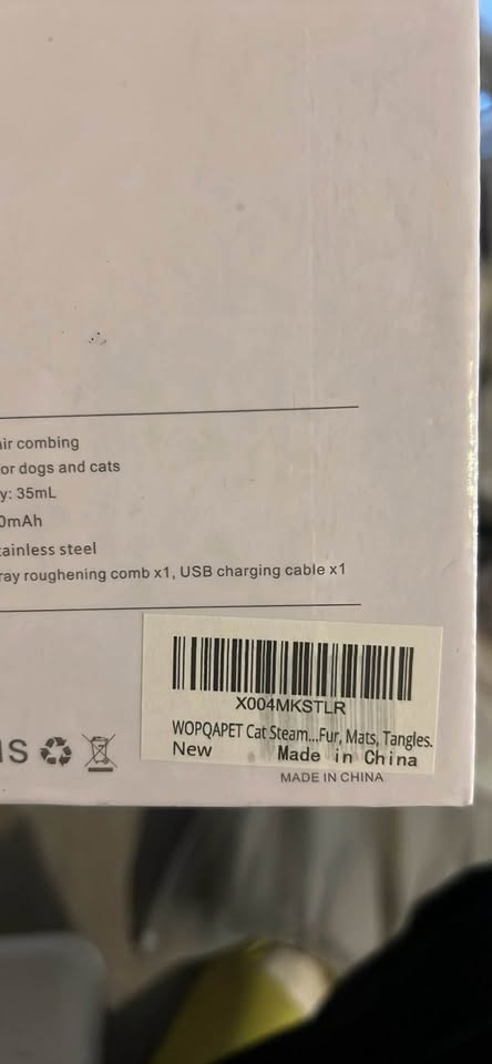 pet spray hair brushing comb