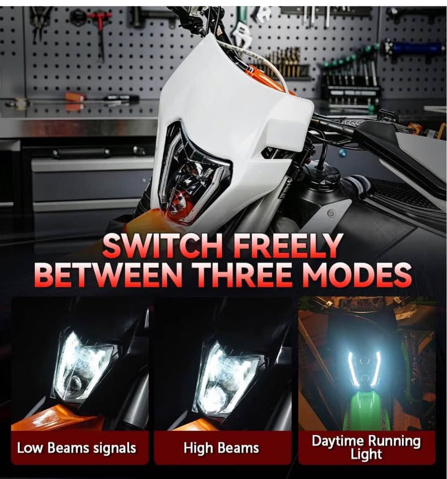 Chang Chenc Universal LED Dirt Bike Headlight