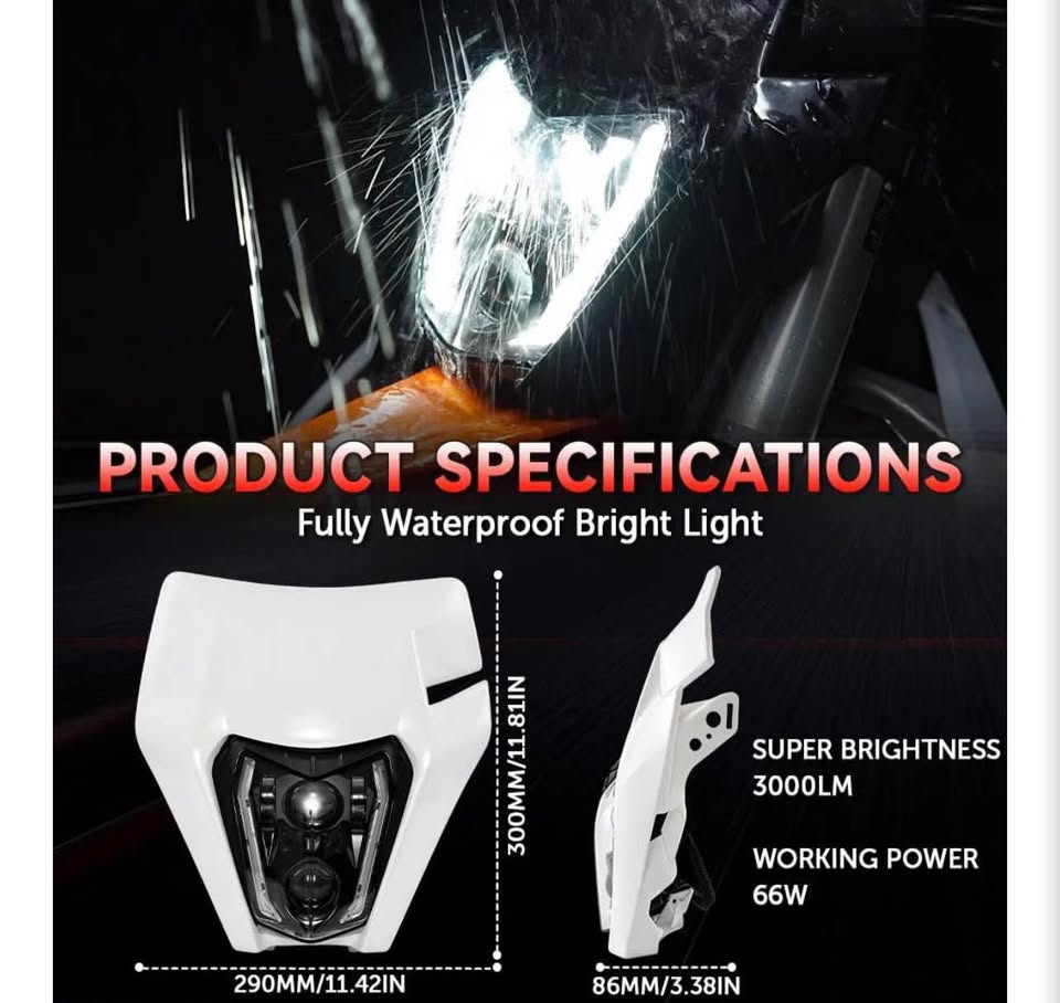 Chang Chenc Universal LED Dirt Bike Headlight