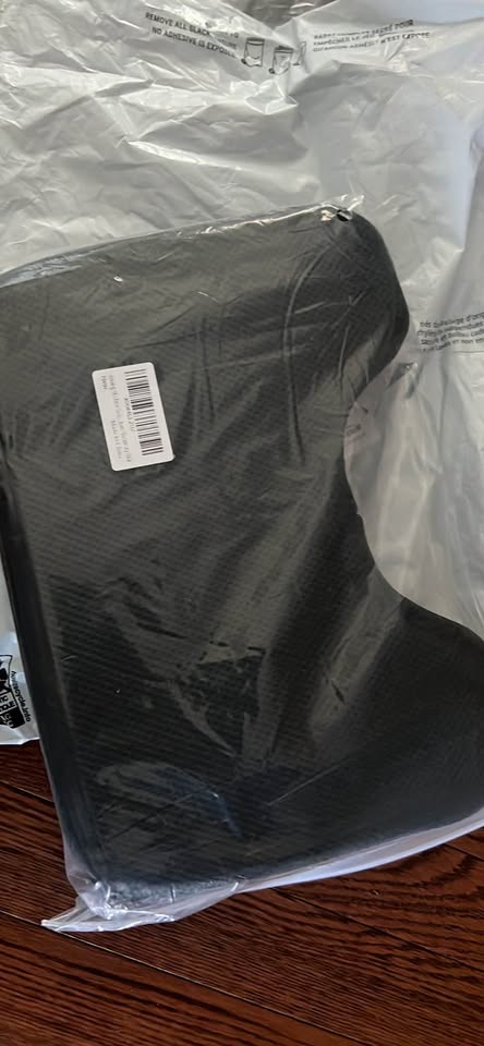 Black Mesh Rowing Machine Seat Cushion
