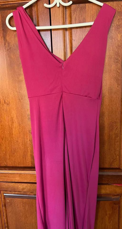 WOOSEA Sleeveless Magenta Maxi Dress Size Medium