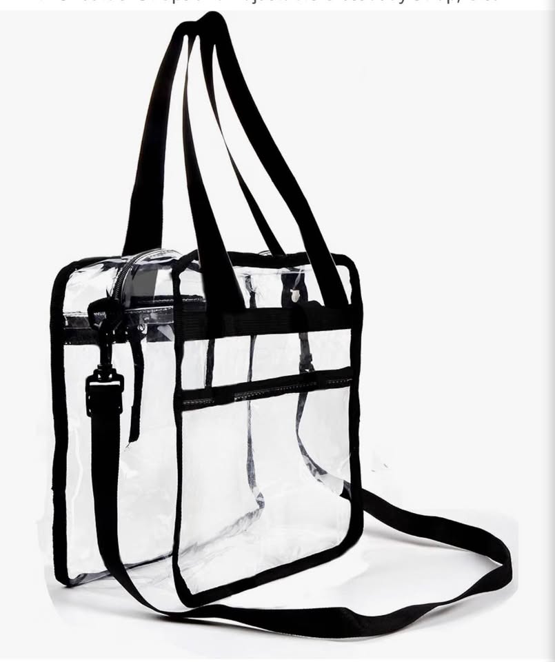Magicbags Clear Tote Bag with Adjustable Strap