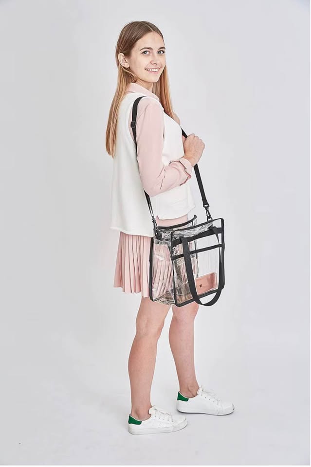 Magicbags Clear Tote Bag with Adjustable Strap