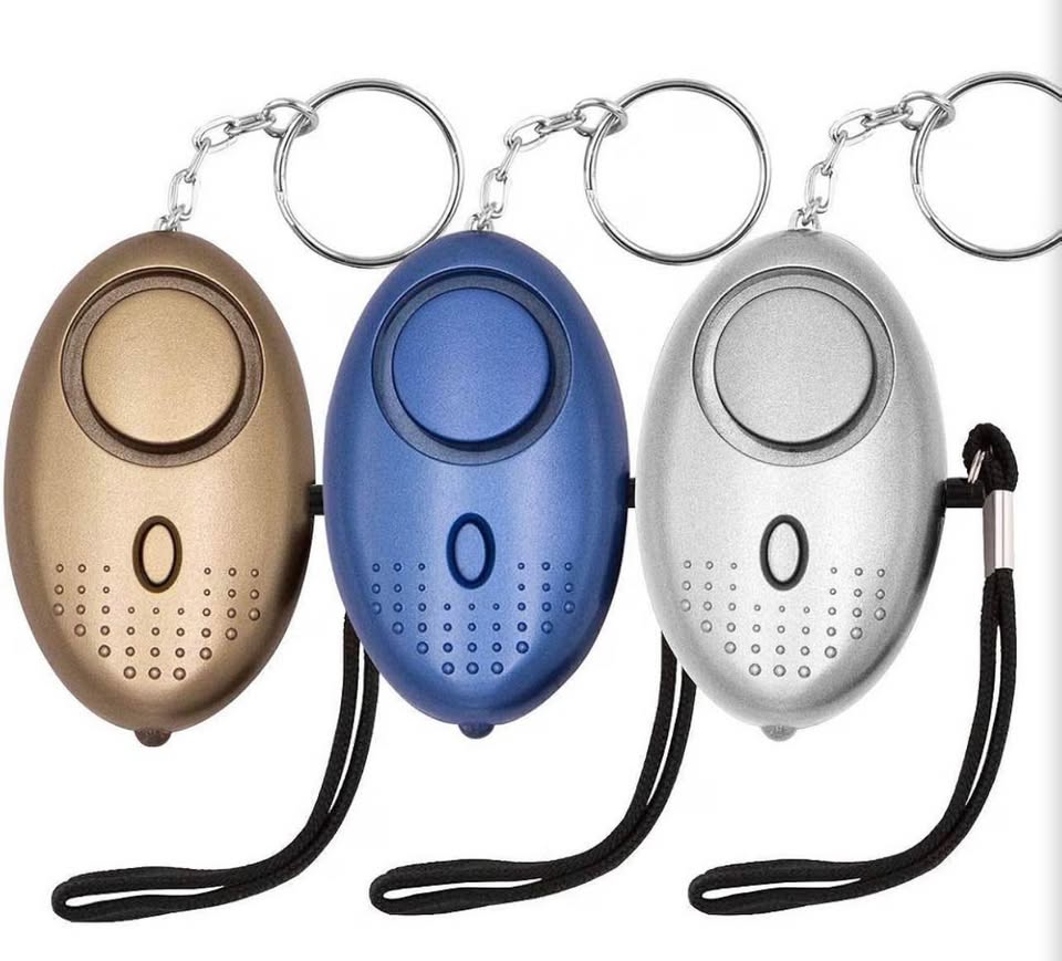 Personal Safety Alarm Keychain with LED Light
