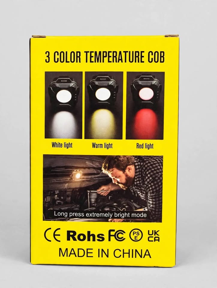 2-Pack KXK-986 Mini COB Work Lights 500 Lumens