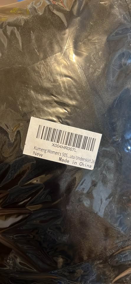 Women's 50S Vintage Tulle Petticoat Half Slip Tutu Underskirt 26”，black，XL