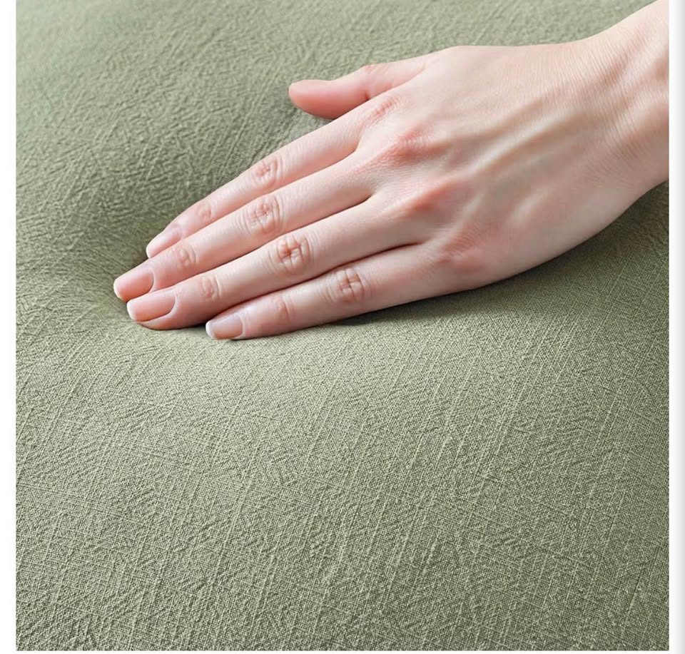 MIULEE Set of 2 Linen Throw Pillow Covers Sage Green 20x20 Inch