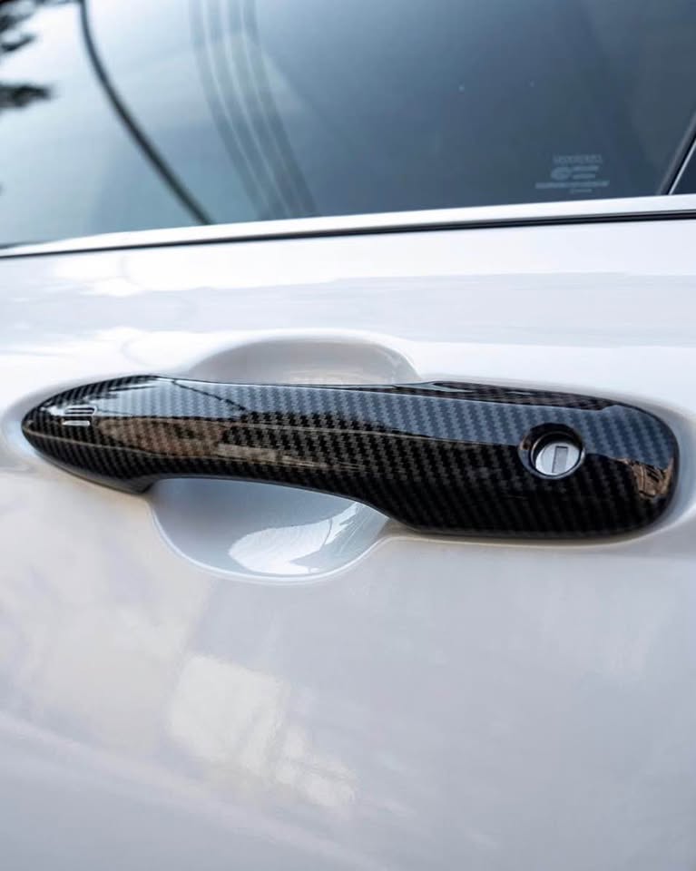 Carbon Fiber Style Door Handle Covers (Set of 4)
