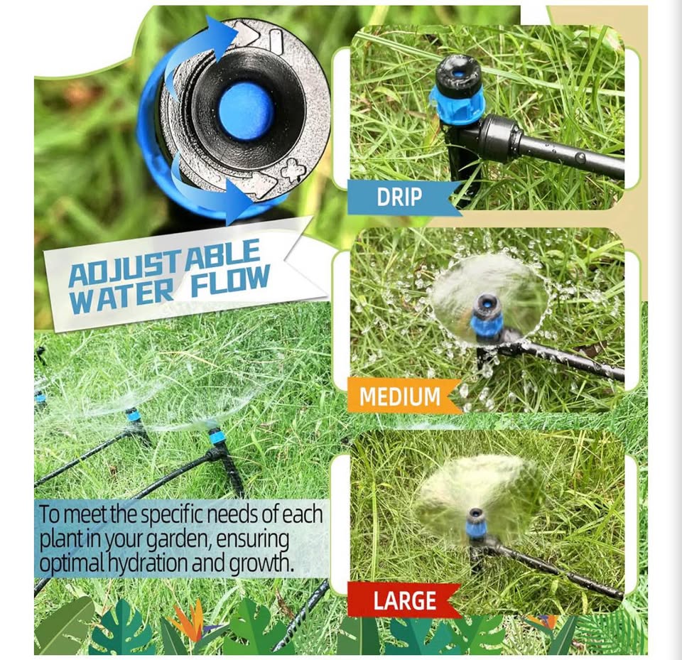 Push-to-Fit Drip Irrigation Emitters