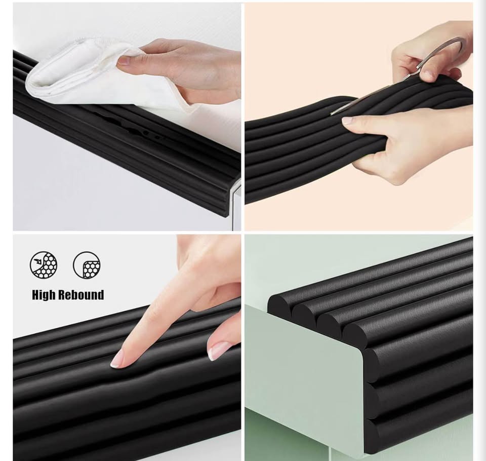 Black Foam Edge Protector with 3M Adhesive