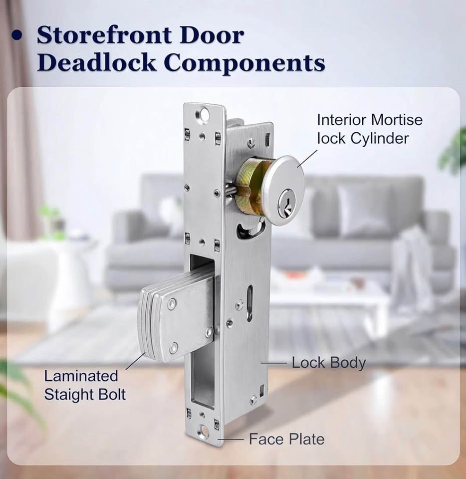 Storefront Door Mortise Lock Deadbolt Aluminum
storefront mortise door lock Hook