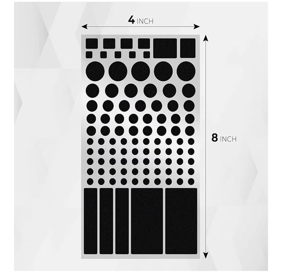Light Blocking Stickers, Light Dimming LED Filters, Dimming Sheets for Routers, 