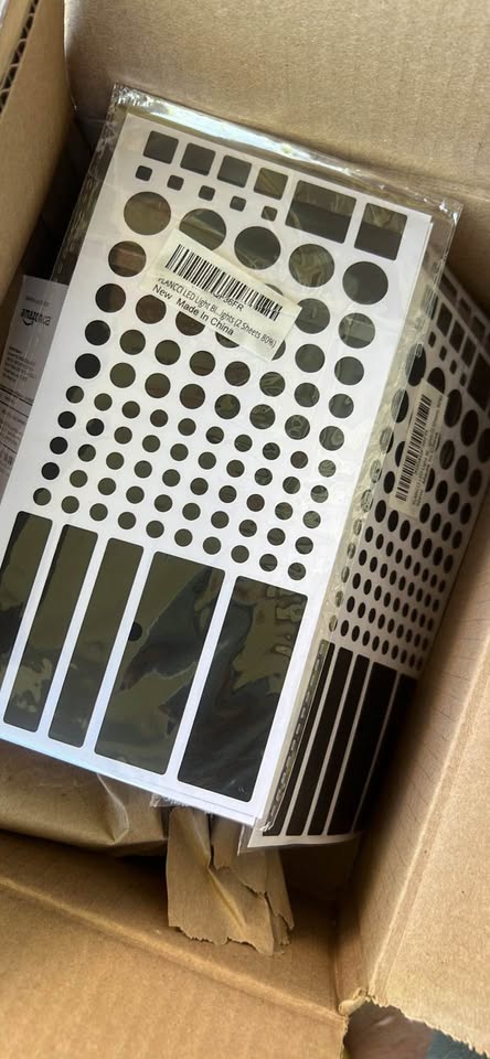 Light Blocking Stickers, Light Dimming LED Filters, Dimming Sheets for Routers, 