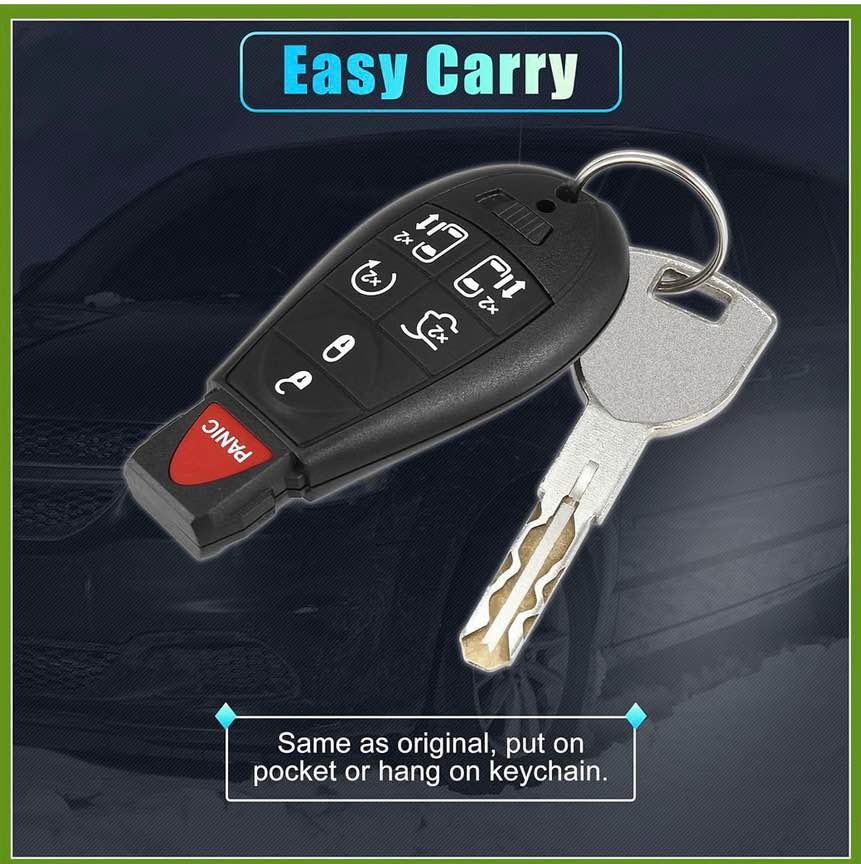 2-Pack Keyless Entry Remote M3N5WY783X for Dodge Grand Caravan 08-19