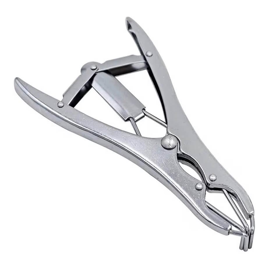 Livestock Castration Bander with 100 Pieces Castrator Rings for Lambs and Piglet