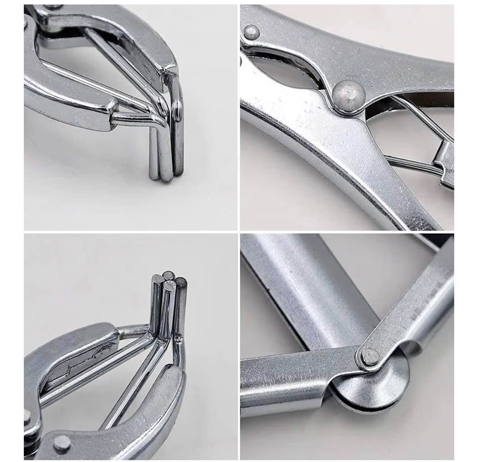 Livestock Castration Bander with 100 Pieces Castrator Rings for Lambs and Piglet
