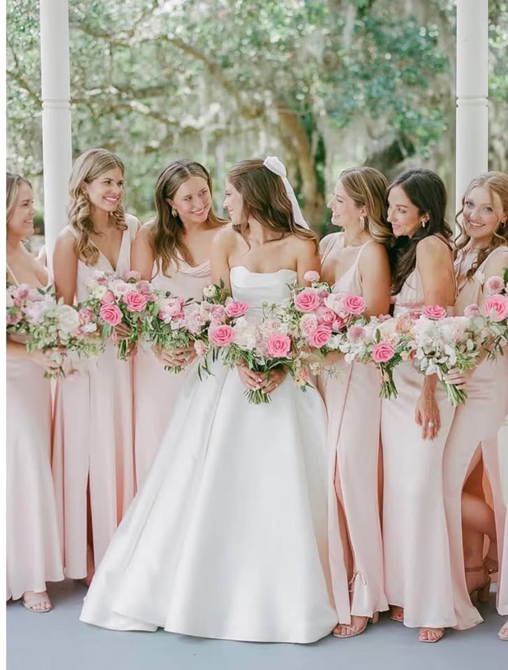 30PCS Pink Artificial Flower Roses Real Touch Fake Flowers with Stem Foam Roses 