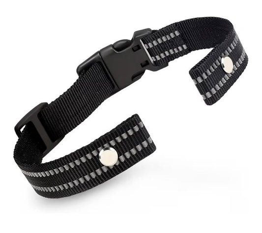 Collar Replacement Strap, Reflective Replacement Nylon Collar Strap Dog GPS Trai