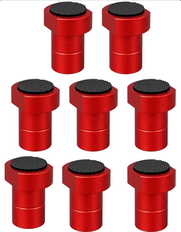 8 Pack 3/4" Bench Dogs Bench Brake, 19mm Aluminum Alloy Bench Dogs Stops with No