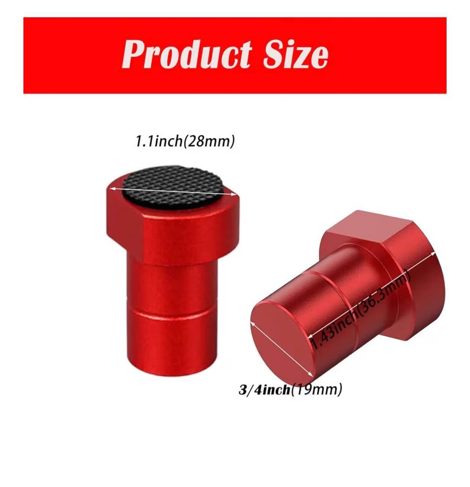 8 Pack 3/4" Bench Dogs Bench Brake, 19mm Aluminum Alloy Bench Dogs Stops with No