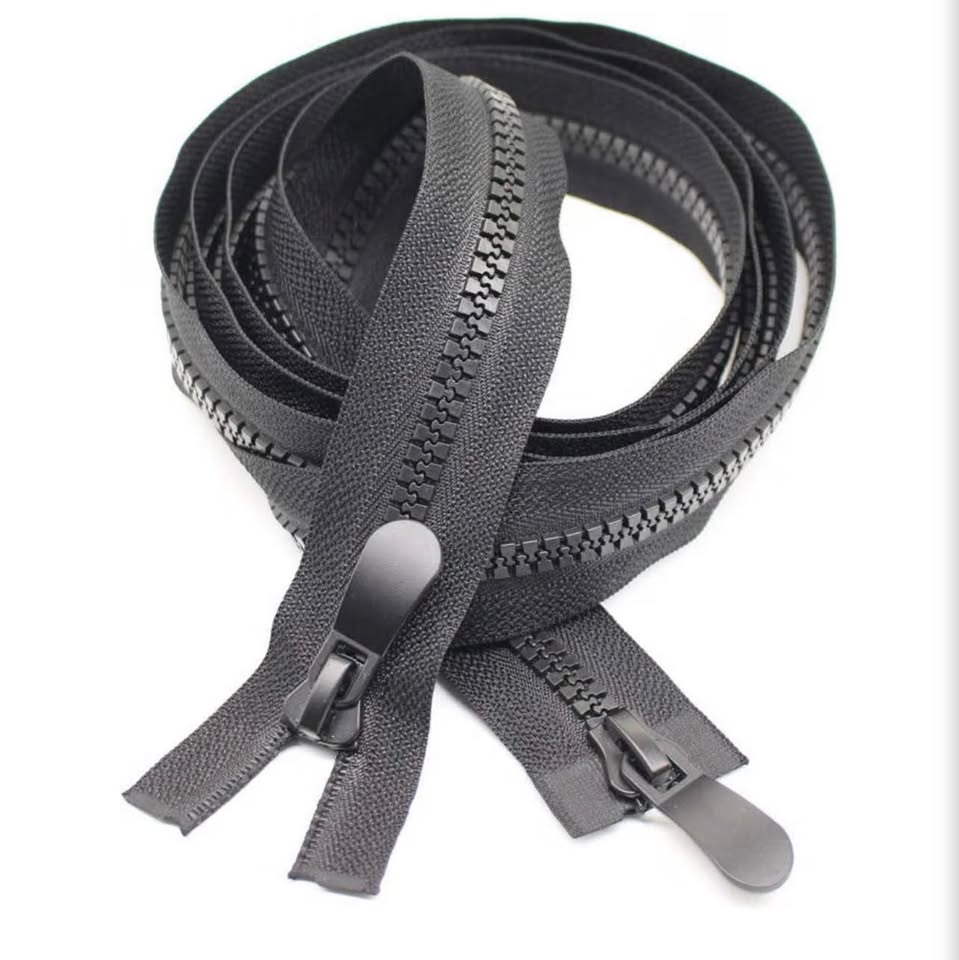 Heavy Duty Resin Zippers #8 and #15