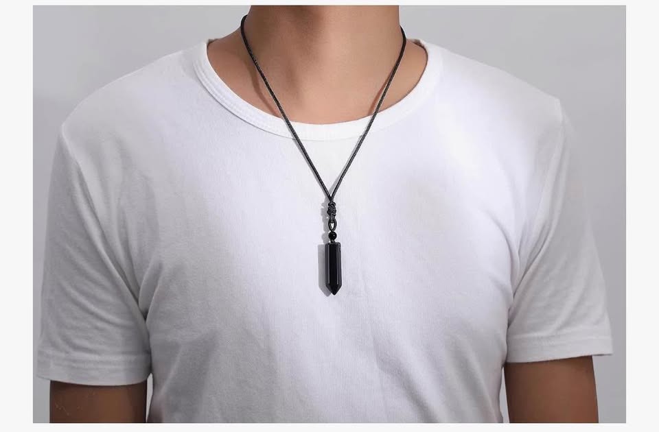 MAIBAOTA Healing Crystal Necklace Adjustable Rope Gemstone for Men Women
Natural