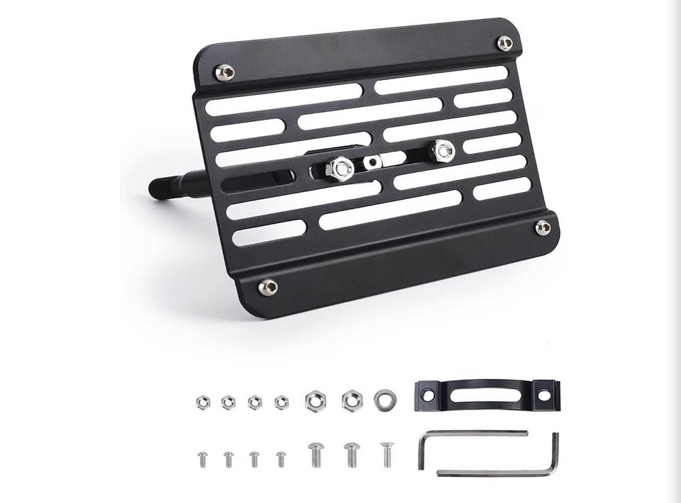 Front Bumper Tow Hook License Plate Mount for Subaru