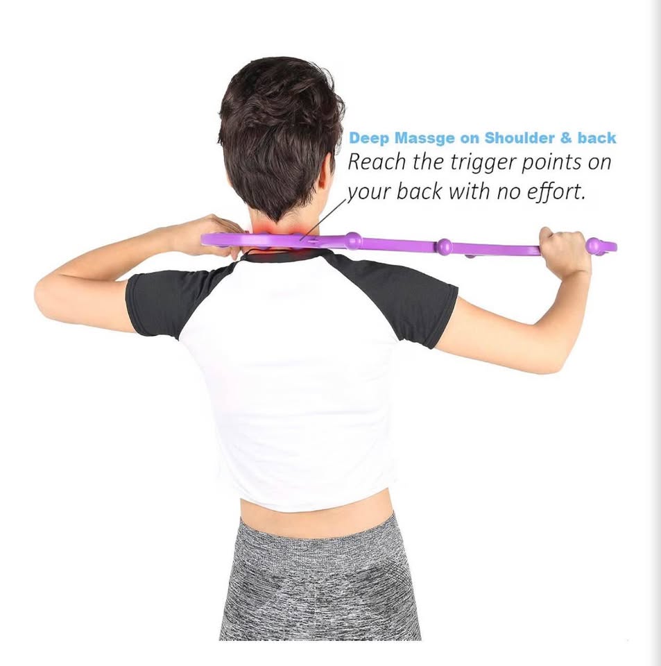 Body Trigger Point Therapy Self Massage Tool - S-Shaped Trigger Point Massager R