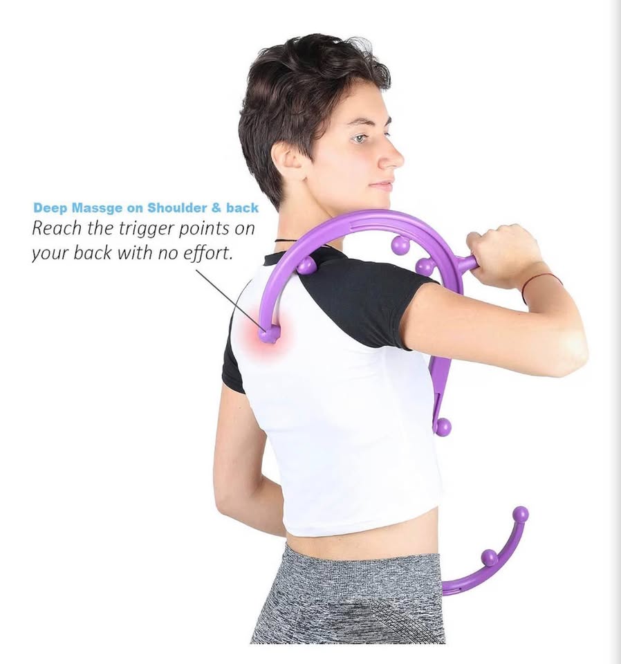 Body Trigger Point Therapy Self Massage Tool - S-Shaped Trigger Point Massager R