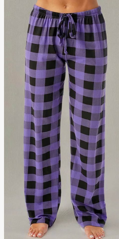 Just Love Women's Buffalo Plaid Pajama Pants Size S