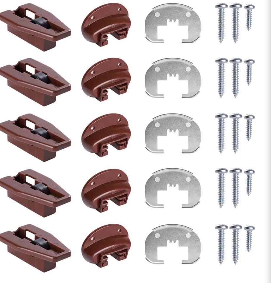 5-Pack Universal Drawer Guide and Stop Replacement Kit