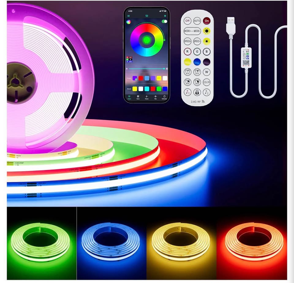 PAUTIX RGB COB LED Strip Light