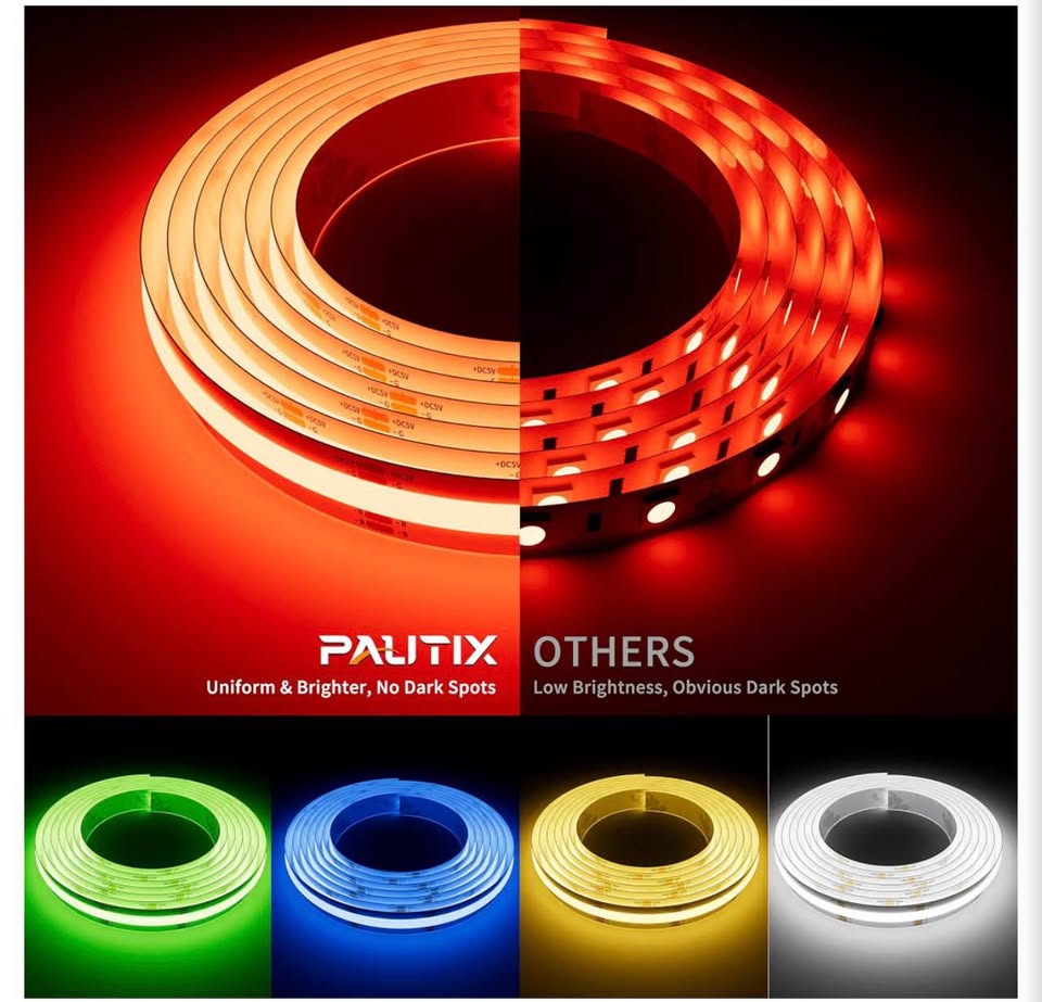 PAUTIX RGB COB LED Strip Light