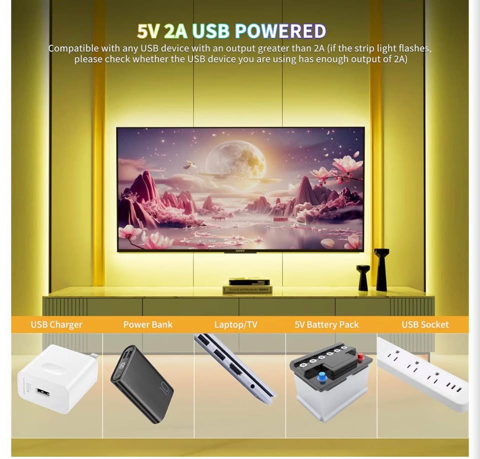 PAUTIX RGB COB LED Strip Light