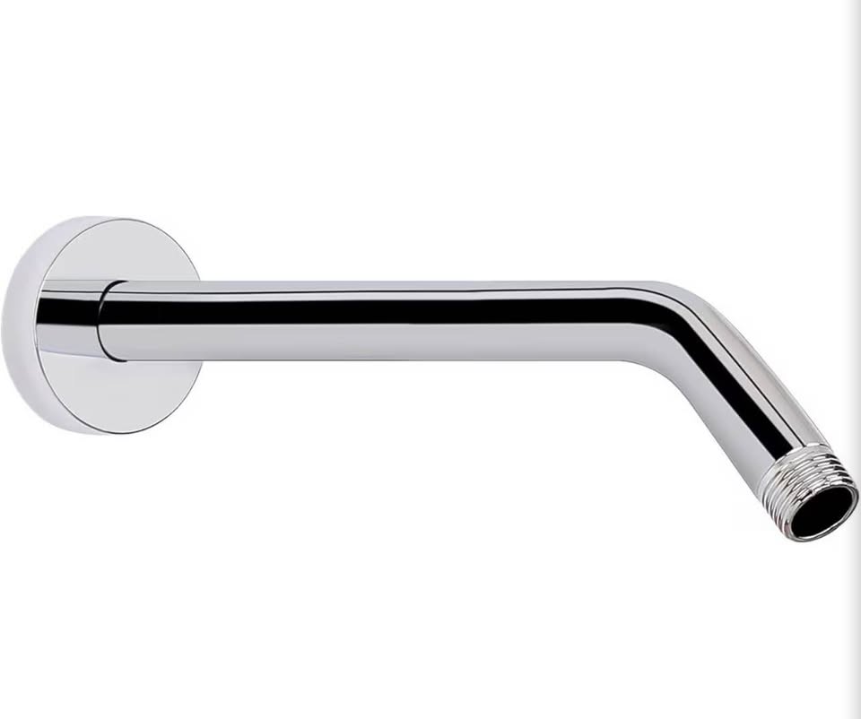 12-Inch Stainless Steel Shower Arm with Flange