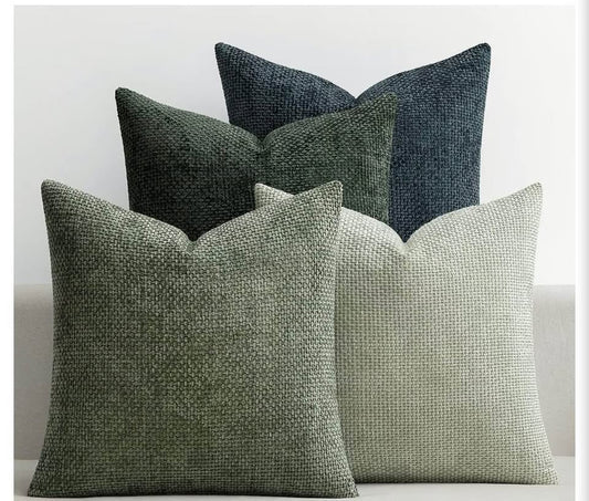 Pack of 4 Couch Throw Pillow Covers 18x18 Inch Green Forest
Soft Decorative Chen